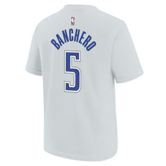 Paolo Banchero Orlando Magic Youth 2025/26 City Edition Name & Number T-Shirt Silver - NBA