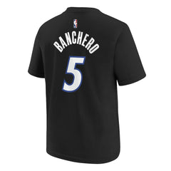 Paolo Banchero Orlando Magic Jordan Brand Youth Statement Edition Name & Number T-Shirt Black - NBA
