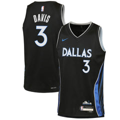 Anthony Davis Dallas Mavericks Youth 2025/26 City Edition Swingman Jersey Black - NBA