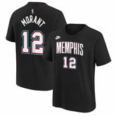 Ja Morant Memphis Grizzlies Youth Name & Number T-Shirt Classic Edition Black - NBA