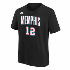 Ja Morant Memphis Grizzlies Youth Name & Number T-Shirt Classic Edition Black - NBA