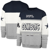 Dallas Cowboys '47 Breeze Maximalist Sweatshirt Navy/Gray | 47 brand