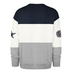 Dallas Cowboys '47 Breeze Maximalist Sweatshirt Navy/Gray | 47 brand