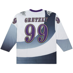 Wayne Gretzky Los Angeles Kings Mitchell & Ness Big & Tall 1995-96 Blue Line 2.0 Jersey - White - NHL