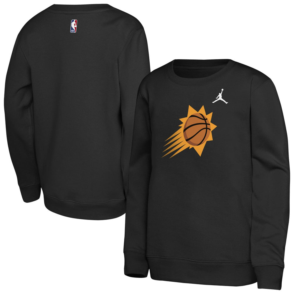 Phoenix Suns Jordan Brand Youth Courtside Statement Edition Sweatshirt Black - NBA