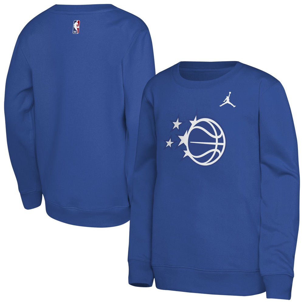 Orlando Magic Jordan Brand Youth Courtside Statement Edition Sweatshirt Royal - NBA