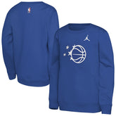 Orlando Magic Jordan Brand Youth Courtside Statement Edition Sweatshirt Royal - NBA