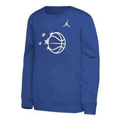 Orlando Magic Jordan Brand Youth Courtside Statement Edition Sweatshirt Royal - NBA