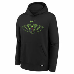 New Orleans Pelicans Youth 2025/26 City Edition Club Fleece Pullover Hoodie Black - NBA