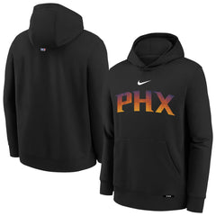 Phoenix Suns Youth 2025/26 City Edition Club Fleece Pullover Hoodie Black - NBA
