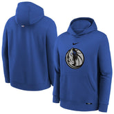 Dallas Mavericks Youth 2025/26 City Edition Club Fleece Pullover Hoodie Royal - NBA