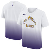 Los Angeles Lakers Youth 2025/26 City Edition Max90 T-Shirt White/Purple - NBA