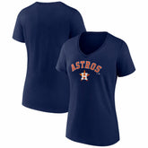 Houston Astros Women's Logo V-Neck T-Shirt - MLB