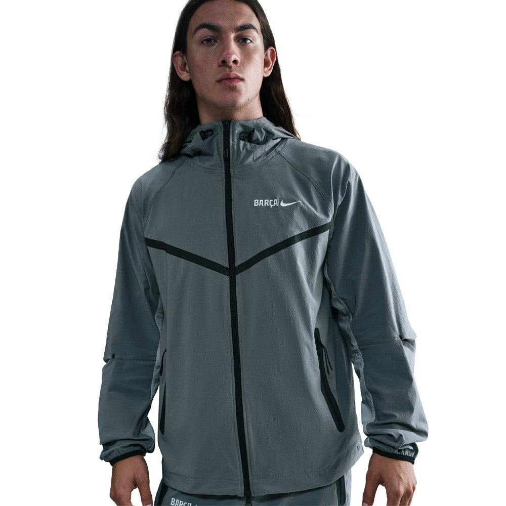 Barcelona Special Edition Full-Zip Woven Fleece Jacket Gray | Nike discount