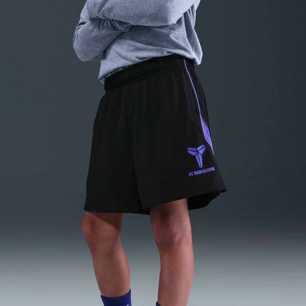 Barcelona Youth 2025/26 Away Kobe Fundamental Dri-FIT Shorts Black | Nike Sale