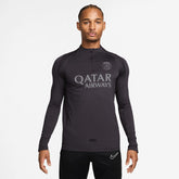 Paris Saint-Germain Strike Drill Quarter-Zip Long Sleeve Dri-FIT Top Anthracite | Nike Online