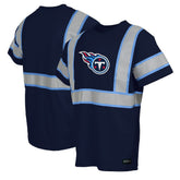 Tennessee Titans Safety Heavyweight T-Shirt Navy | NFL