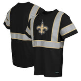 New Orleans Saints Safety Heavyweight T-Shirt Black | NFL