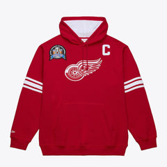Steve Yzerman Detroit Red Wings Mitchell & Ness 1997 Name & Number Premium Pullover Hoodie - Scarlet - NHL