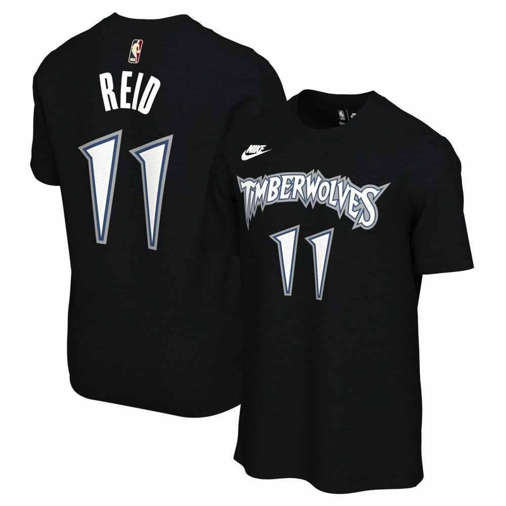 Naz Reid Minnesota Timberwolves Unisex Name & Number T-Shirt Classic Edition Black - NBA