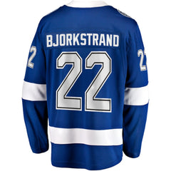 Oliver Bjorkstrand Tampa Bay Lightning Fanatics Home Breakaway Jersey - Blue - NHL