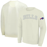 Buffalo Bills Profile Big & Tall Fleece Sweatshirt Cream | NFL