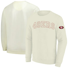San Francisco 49ers Profile Big & Tall Fleece Sweatshirt Cream | NFL