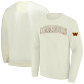 Washington Commanders Profile Big & Tall Fleece Sweatshirt Cream | NFL