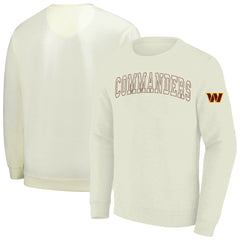Washington Commanders Profile Big & Tall Fleece Sweatshirt Cream | NFL