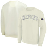 Baltimore Ravens Profile Big & Tall Fleece Sweatshirt Cream | NFL