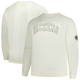 Green Bay Packers Profile Big & Tall Fleece Sweatshirt Cream | NFL