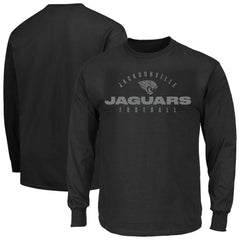 Jacksonville Jaguars Big & Tall Coverage Scheme Long Sleeve T-Shirt Black | Fanatics