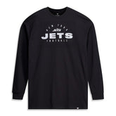 New York Jets Big & Tall Coverage Scheme Long Sleeve T-Shirt Black | Fanatics
