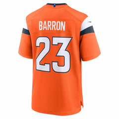 Jahdae Barron Denver Broncos 2025 NFL Draft First Round Pick Game Jersey Orange | Nike for Sale