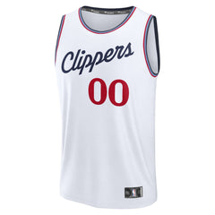 LA Clippers Fast Break Custom Jersey Association Edition White - NBA