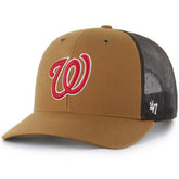 Washington Nationals Carhartt x '47 Trucker Adjustable Hat - MLB