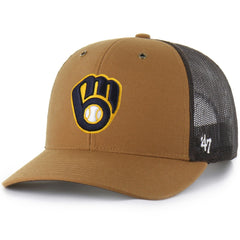 Milwaukee Brewers Carhartt x '47 Trucker Adjustable Hat - MLB