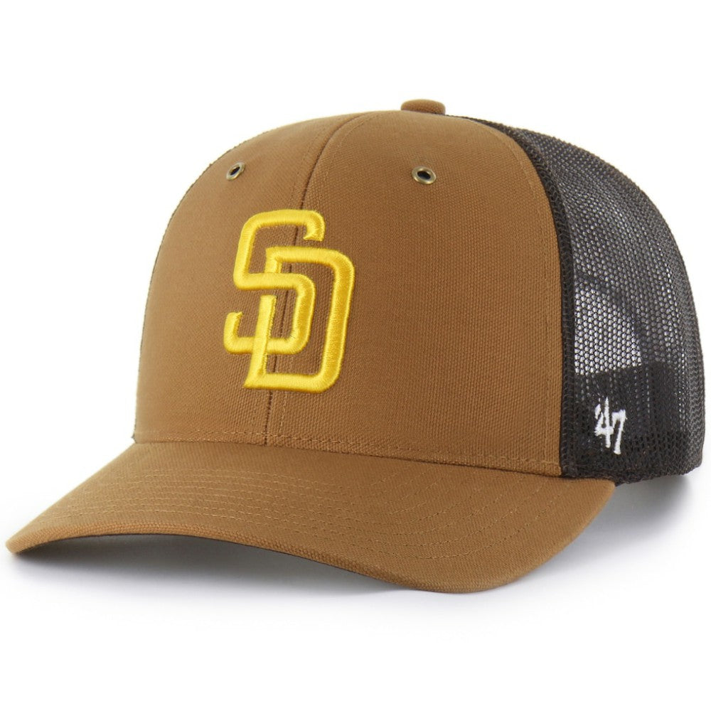 San Diego Padres Carhartt x '47 Trucker Adjustable Hat - MLB