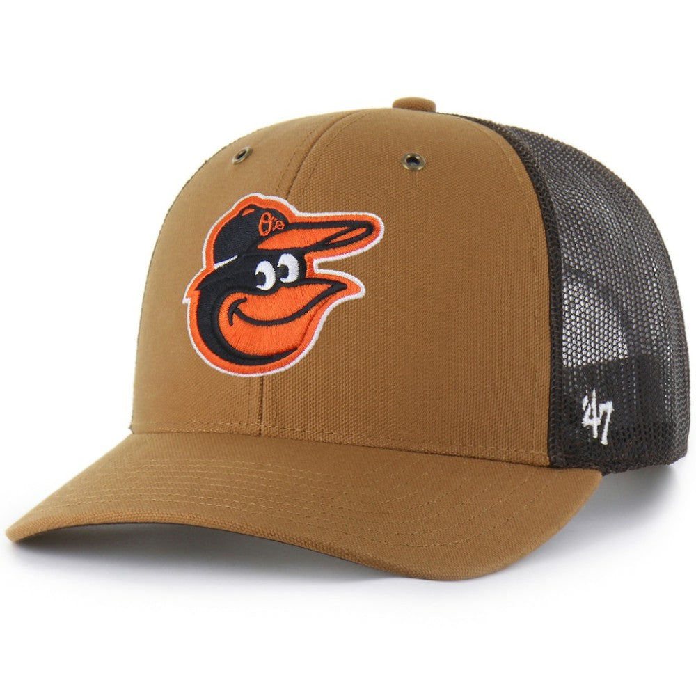 Baltimore Orioles Carhartt x '47 Trucker Adjustable Hat - MLB