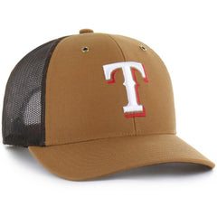 Texas Rangers Carhartt x '47 Trucker Adjustable Hat - MLB