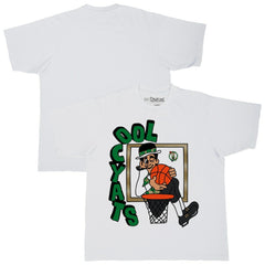 Boston Celtics Stadium Essentials NBA x Staycool Mascot Oversized T-Shirt White - NBA
