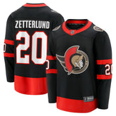Fabian Zetterlund Ottawa Senators Fanatics Home Breakaway Jersey - Black - NHL