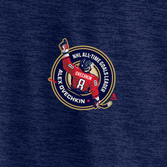 Alexander Ovechkin Washington Capitals Fanatics NHL All-Time Leading Goal Scorer GR8 895 Quarter-Zip Top - Navy - NHL