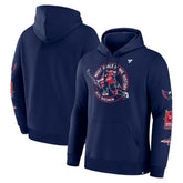 Alexander Ovechkin Washington Capitals Fanatics NHL All-Time Leading Goal Scorer Badges Pullover Hoodie - Athletic Navy - NHL