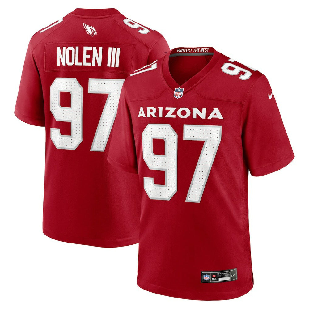 Walter Nolen Arizona Cardinals 2025 NFL Draft First Round Pick Game Jersey Cardinal | Nike for Sale