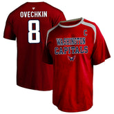 Alexander Ovechkin Washington Capitals Fanatics Women's Plus Size Name & Number Scoop Neck T-Shirt - Red - NHL