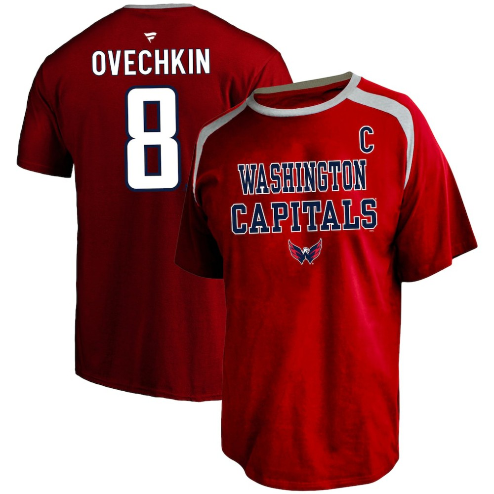 Alexander Ovechkin Washington Capitals Profile Big & Tall Name & Number T-Shirt - Red - NHL