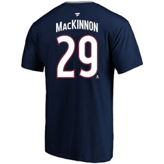 Nathan MacKinnon Colorado Avalanche Profile Big & Tall Name & Number T-Shirt - Navy - NHL