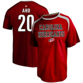Sebastian Aho Carolina Hurricanes Profile Big & Tall Name & Number T-Shirt - Red - NHL