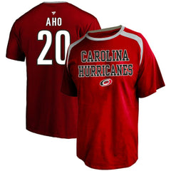Sebastian Aho Carolina Hurricanes Profile Big & Tall Name & Number T-Shirt - Red - NHL